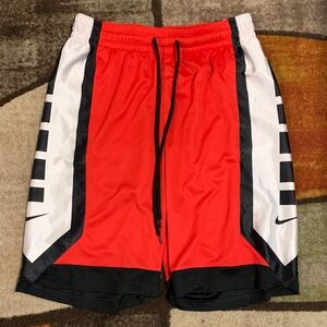 Men’s nike dri fit red basketball shorts!